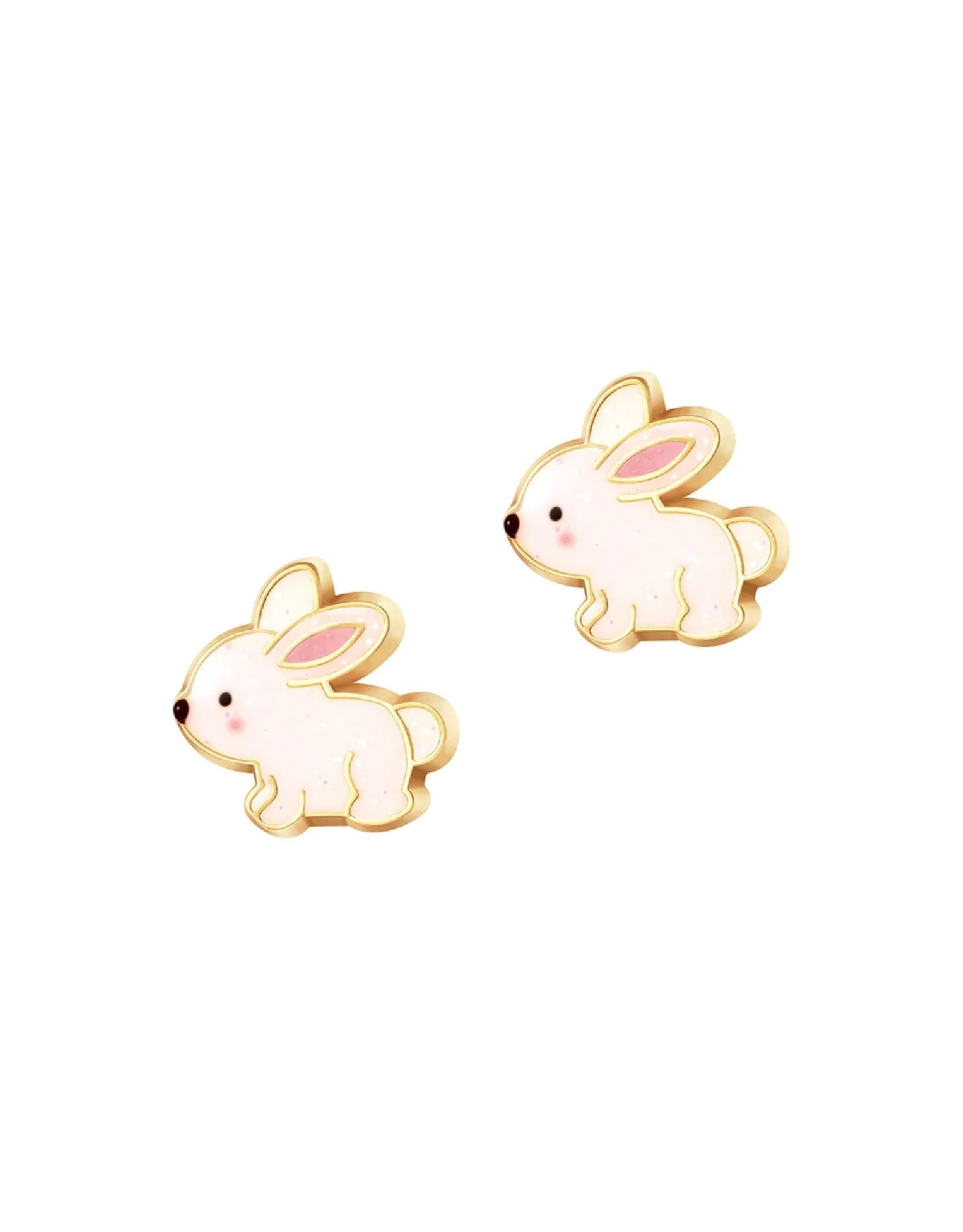 Girl nation Boucles d'oreilles Accessoires Girl nation Lapin de profil  