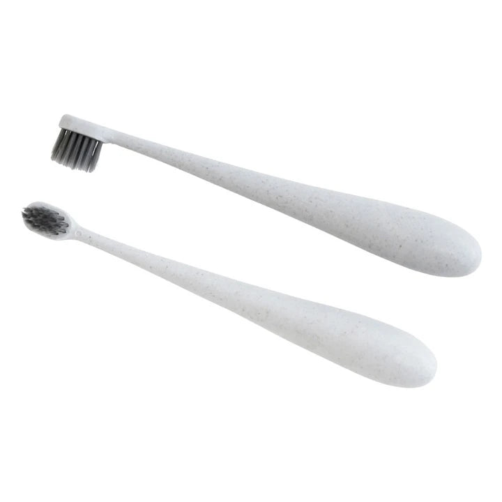 Glitter & Spice Brosse à dents pour enfant en paille de blé Accessoires Glitter & Spice Blanc