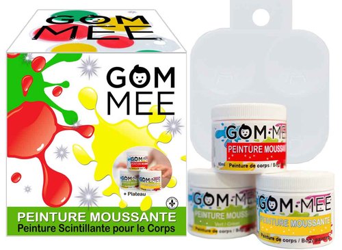 GOM-MEE Boite cadeau Peinture nettoyante moussante  Édition spéciale Noël Soins corporels Gom-Mee   