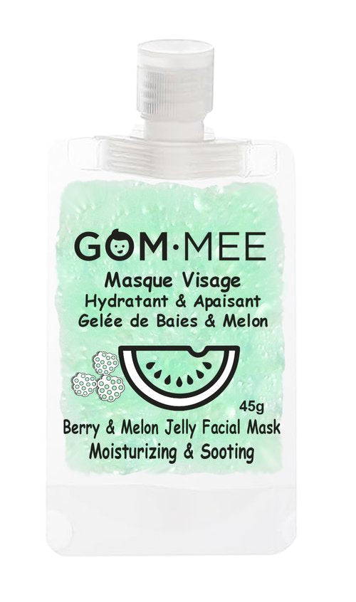 GOM-MEE Masque visage en gel pour enfants et adolescents Soins corporels Gom-Mee Gelée de baies et melon  