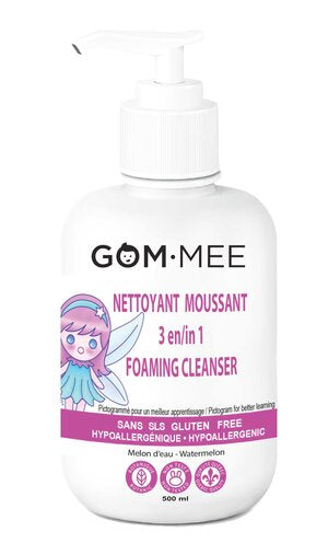 GOM-MEE Nettoyant moussant 3 en 1 Soins corporels Gom-Mee Fée-melon d'eau  