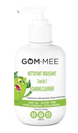 GOM-MEE Nettoyant moussant 3 en 1 Soins corporels Gom-Mee Troll-popsicle à l'orange  