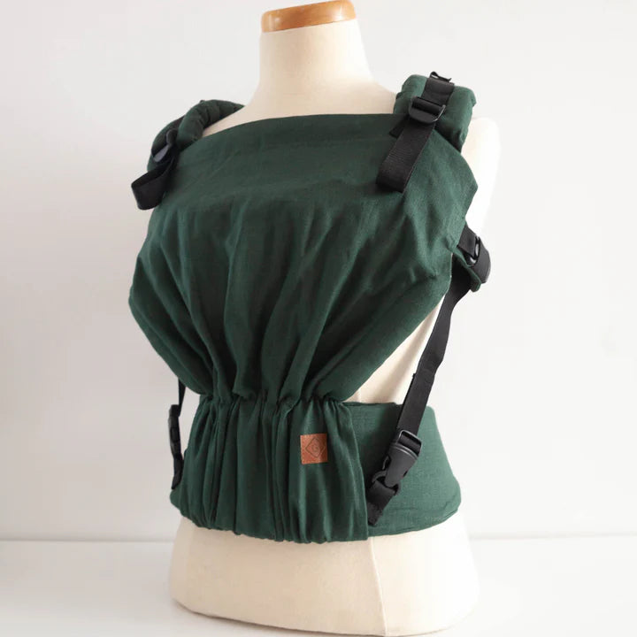 Gustine Porte-bébé Préformé Évolutif 8 à 45 lbs en Lin Portage Gustine baby carrier Noble