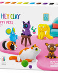 Hey Clay Argile séchant à l'air Jouets Hey clay Les animaux fluffy  