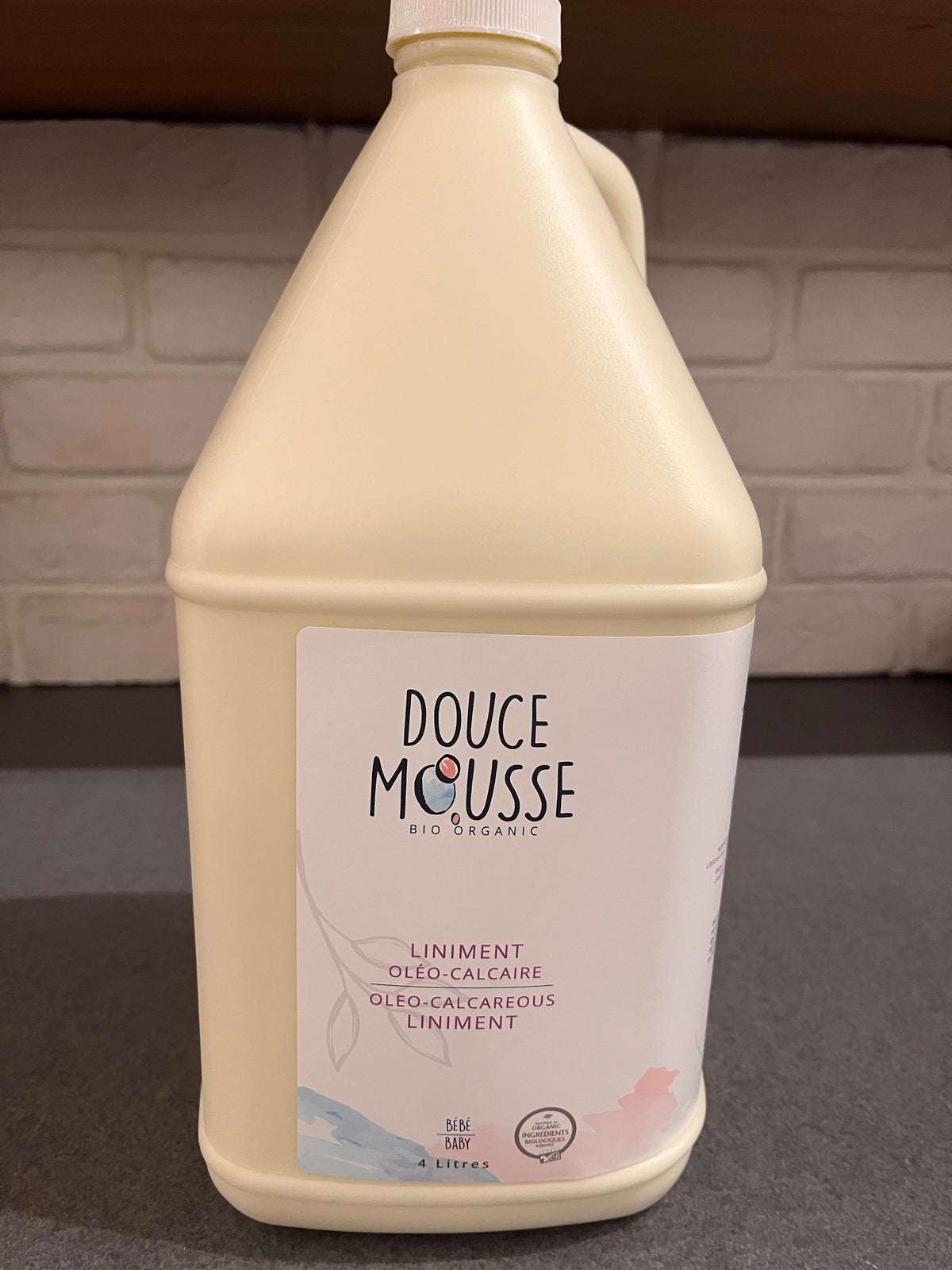 Douce Mousse Liniment Oléo-Calcaire Soins corporels La Coursière Bio 4L