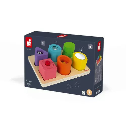 Janod 6 cubes sensoriels Jouets Janod   