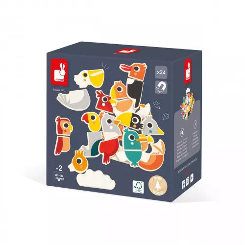 Janod aimants les oiseaux Jouets Janod   