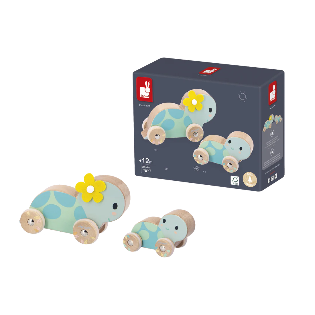 Janod Ensemble 2 tortues Janod