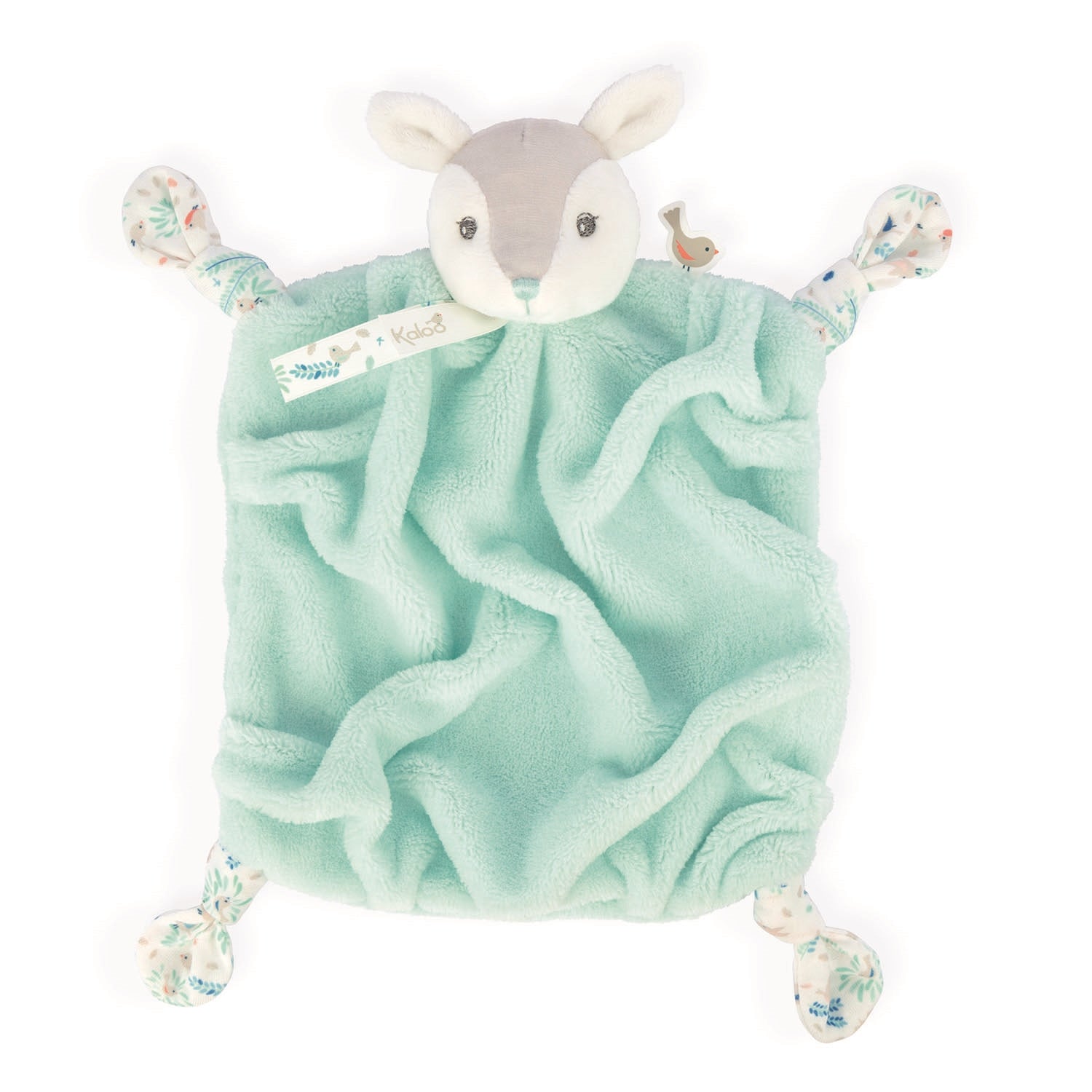 Kaloo Doudou plume Jouets Kaloo Faon aqua  