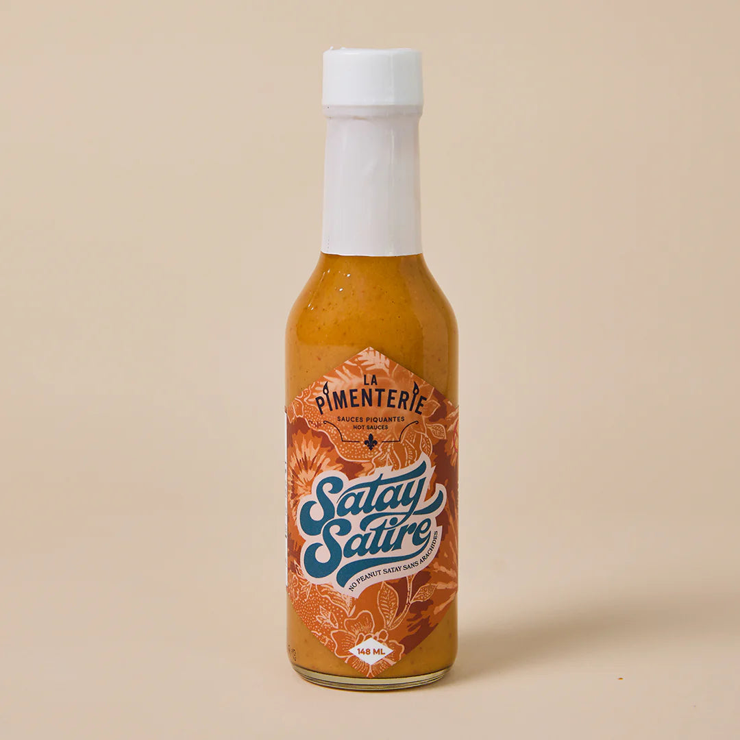 La Pimenterie sauce piquante Satay Satire, sauce satay sans arachide Gourmandise La pimenterie