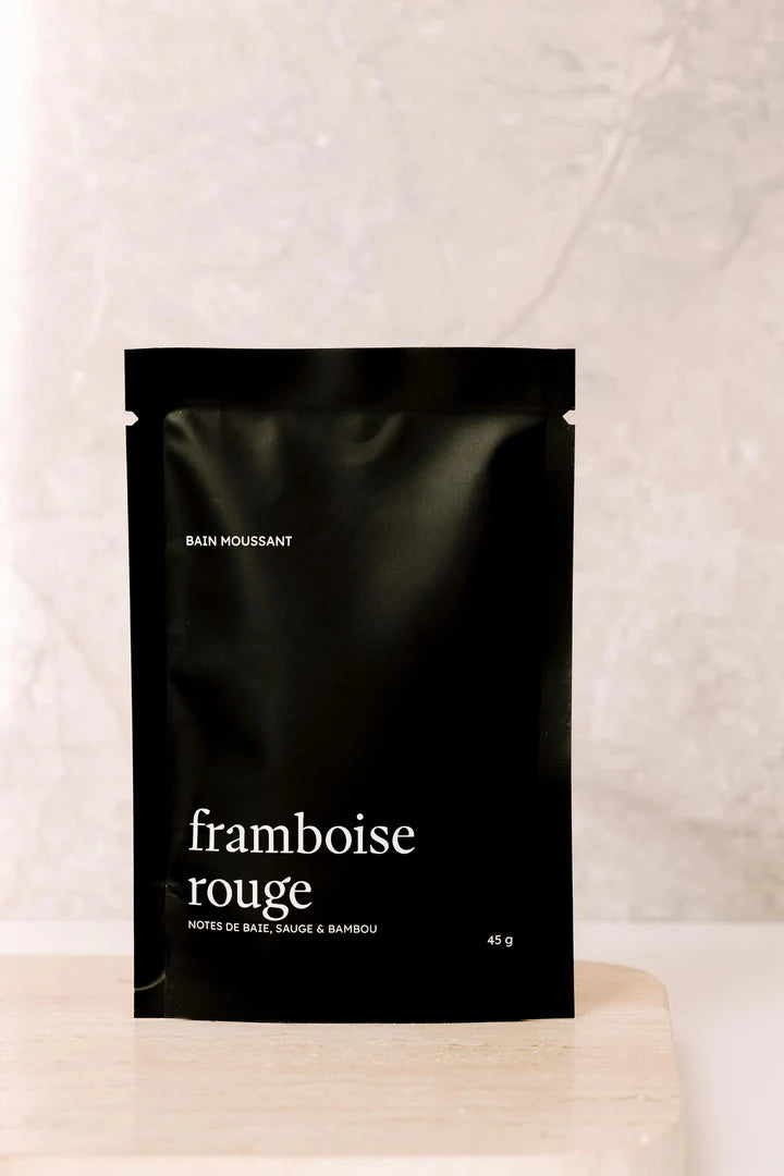 Marée Chandelles Bain moussant 45g Soins corporels Marée Chandelles Framboise rouge