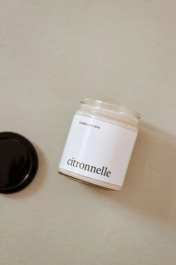 Marée Chandelles Chandelle de soya 270 ml Maison Marée Chandelles Citronnelle ( intérieur & extérieur )