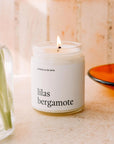 Marée Chandelles Chandelle de soya 270 ml Maison Marée Chandelles 270ml Lilas & bergamote