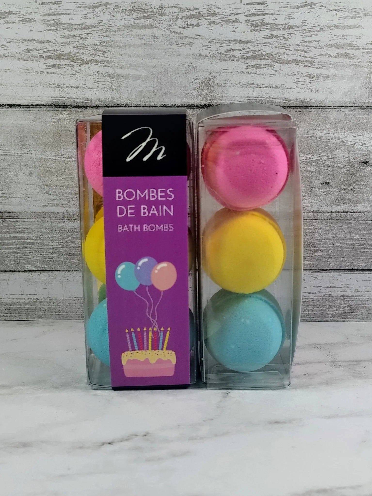 Margot Trio de bombes de bain Margot Bonne fête violet