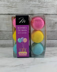 Margot Trio de bombes de bain Margot Bonne fête violet