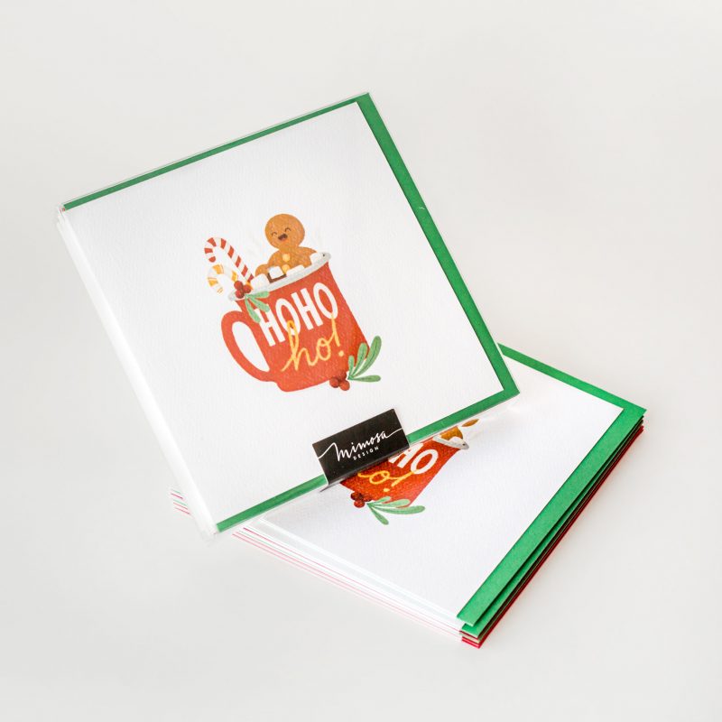 Mimosa Design Carte de souhait Noël Accessoires Mimosa Design Tibiscuit