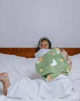 Naélie Poncho de bain Bain Naélie - Doux comme une maman Ours & Lama