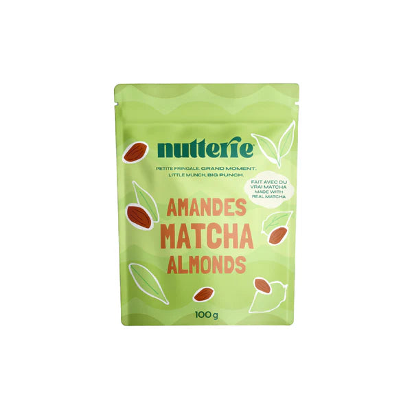 Nutterie Amandes matcha Gourmandise Nutterie