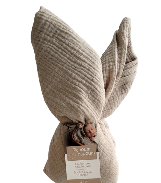 Papoum Papoum - Doudou en mousseline de coton 100% bio