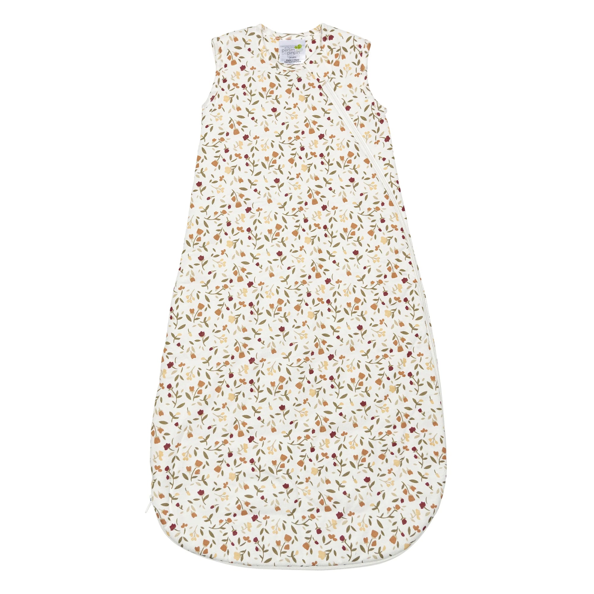 Perlimpinpin Dormeuse sac de nuit en bambou 2.5 Tog 0-6, 6-18 ou 18-36 mois Dodo Perlimpinpin 0-6 mois Fleurs aquarelles