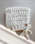 Les petits Tousi Bonnets de laine - Collection NEUTRE 0-6 mois  Les petits tousi Blanc - Coton  