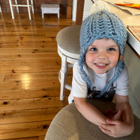 Les petits Tousi Tuque en laine à pompon LÉON 6-18 mois  Les petits tousi   