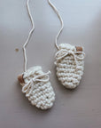 Les petits Tousi Mitaines de laine - Collection NEUTRE 0-6 mois  Les petits tousi Blanc - Coton  