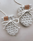 Les petits Tousi Mitaines de laine - Collection NEUTRE 0-6 mois  Les petits tousi Gris - Coconut  