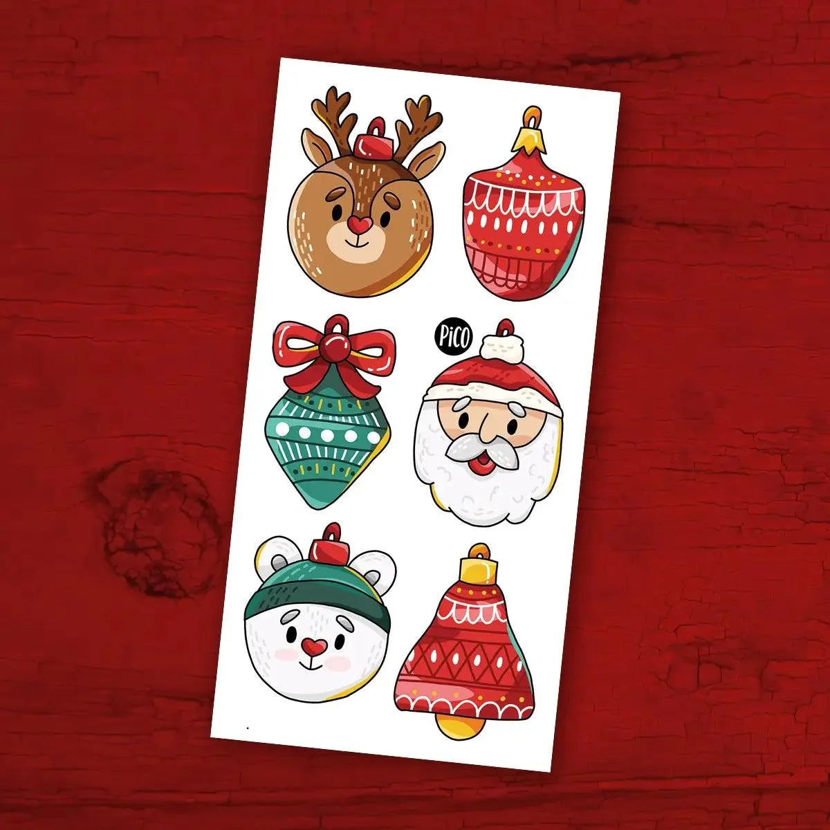 Pico Tatouages temporaires - Collection Noël