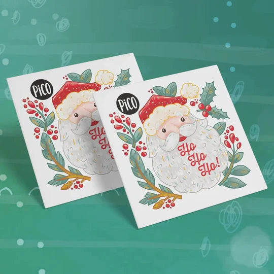 Pico Tatouages temporaires en vrac - Collection Noël Pico Tatouages Temporaires Le Père noel ho ho ho