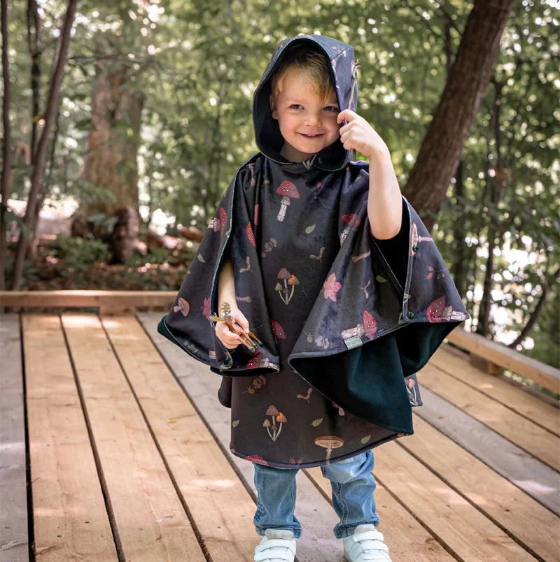 Naélie Poncho pour siège d'auto Accessoires Naélie - Doux comme une maman Champignons  