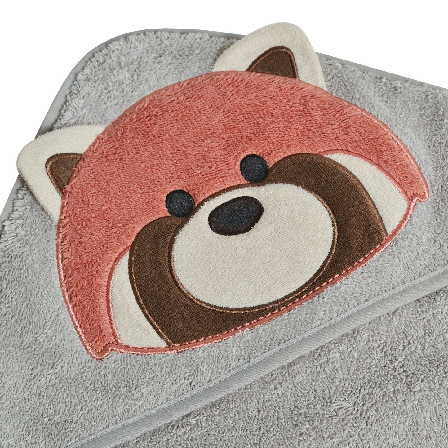 Perlimpinpin Serviette à capuchon Bain Perlimpinpin Panda roux  