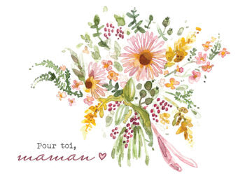 Stéphanie Renière Carte de souhait Fête des mères Accessoires Stéphanie Renière Mélusine 