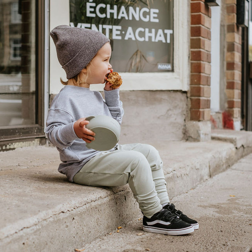 Zak &amp; Zoé Pantalon évolutif harem Zak &amp; Zoé 3-12 mois Sauge