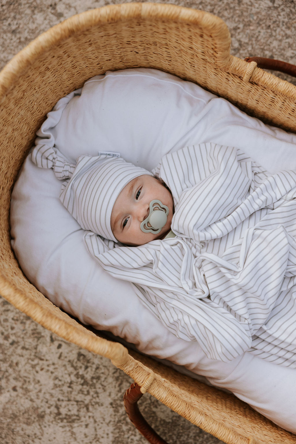 Zak & Zoé Couverture de bambou Zak & Zoé Lignée sauge