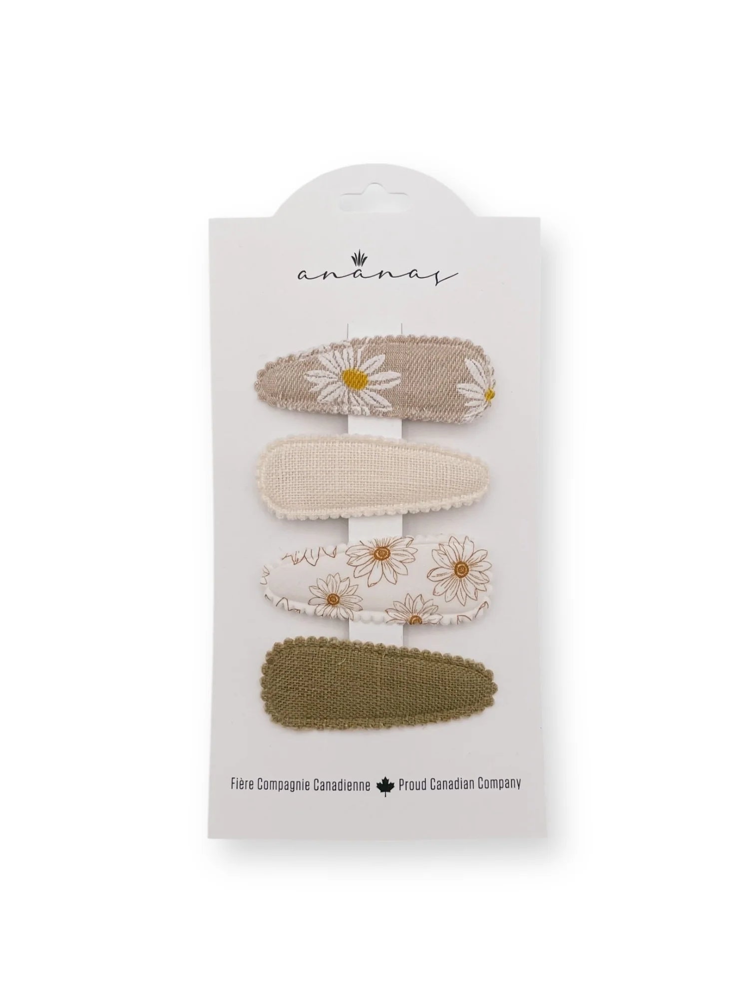Ananas Co Barrettes Accessoires de cheveux Ananas Co Floral beige