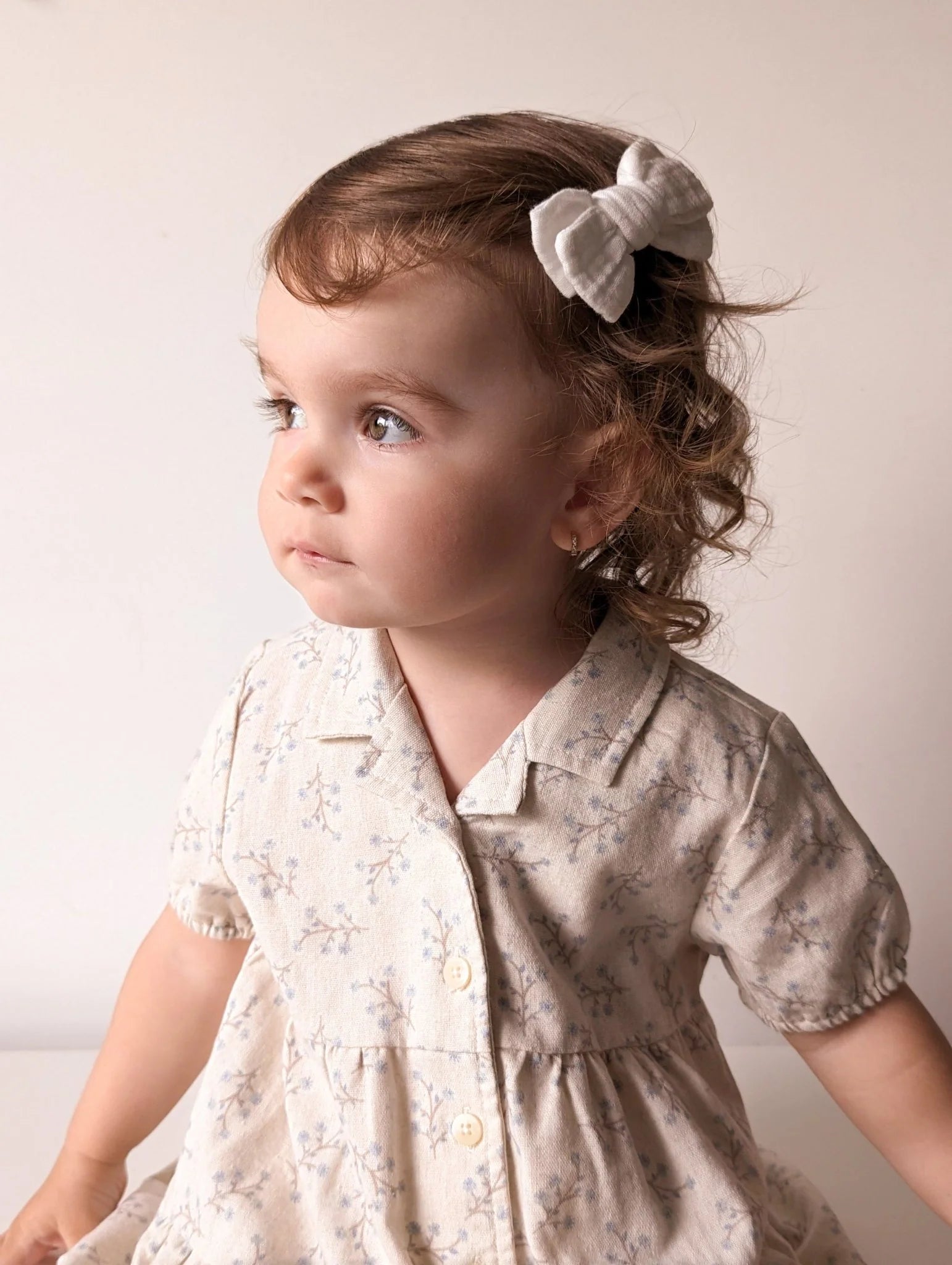 Ananas Co Boucles en mousseline sur pince crocodile Accessoires de cheveux Ananas Co