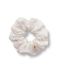 Ananas Co Chouchou en mousseline de coton bio Accessoires de cheveux Ananas Co Blanc