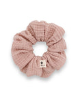 Ananas Co Chouchou en mousseline de coton bio Accessoires de cheveux Ananas Co Vieux rose