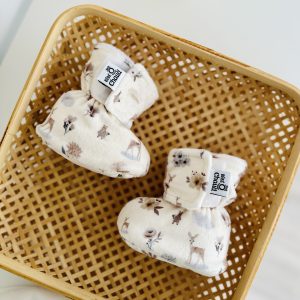 Bébé Ô Chaud Pantoufles 6-9 mois Vêtements Bébé Ô Chaud Ourson boho