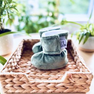 Bébé Ô Chaud Pantoufles 6-9 mois Vêtements Bébé Ô Chaud Sauge