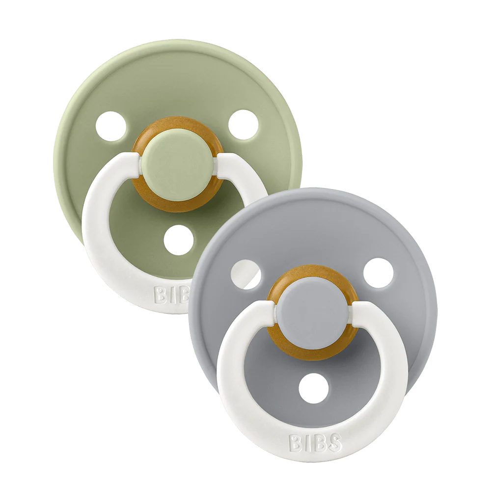 Bibs Suces Original en Duo 6-18 mois Accessoires Bibs Sage Glow / Cloud Glow