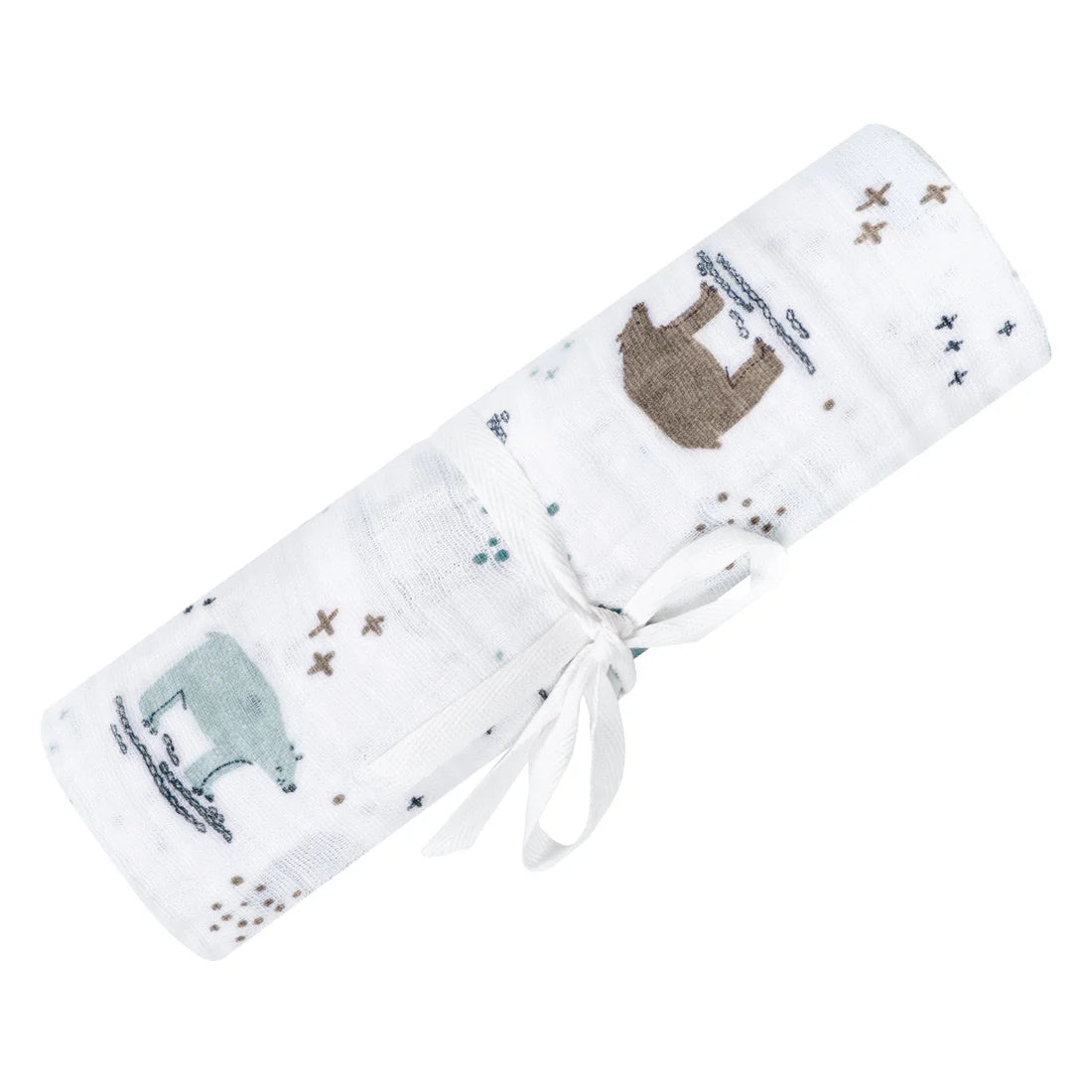 Perlimpinpin Doudou en mousseline de coton Dodo Perlimpinpin Hiver  