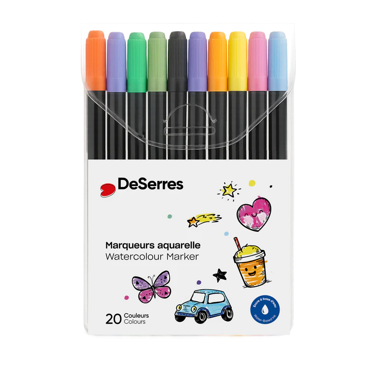 DeSerres Ensemble 10 marqueurs à double pointe Divers DeSerres