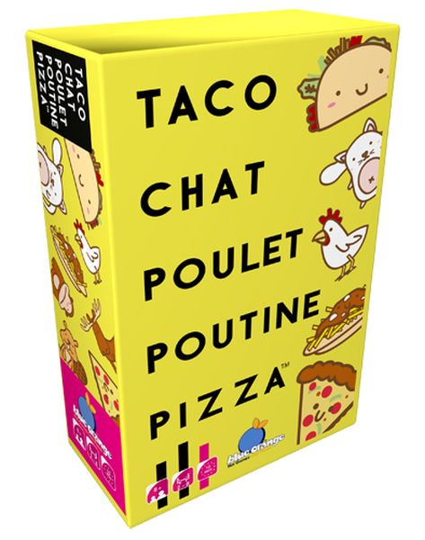 Blue Orange Jeu d'observation Taco Chat Poulet Poutine Pizza Jouets Djeco