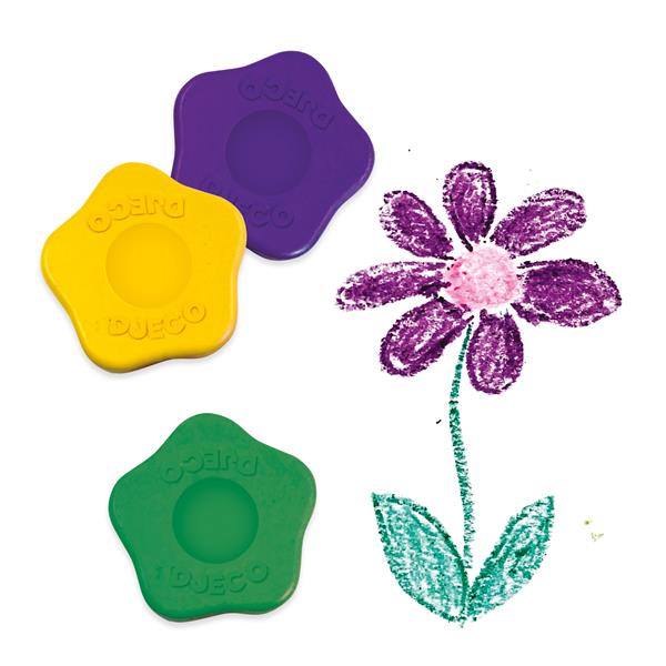 Djeco Crayons fleurs pour les petits Jouets Djeco