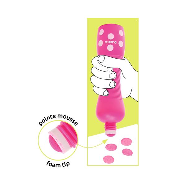 Djeco 4 marqueurs gros pois Jouets Djeco