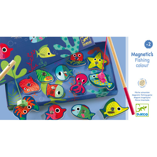 Djeco Jeu de pêche magnétique Les couleurs Jouets Djeco