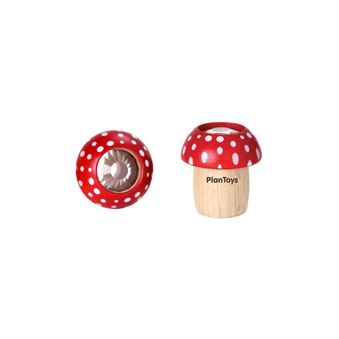 PlanToys Kaléidoscope Champignon rouge en bois Jouets PlanToys