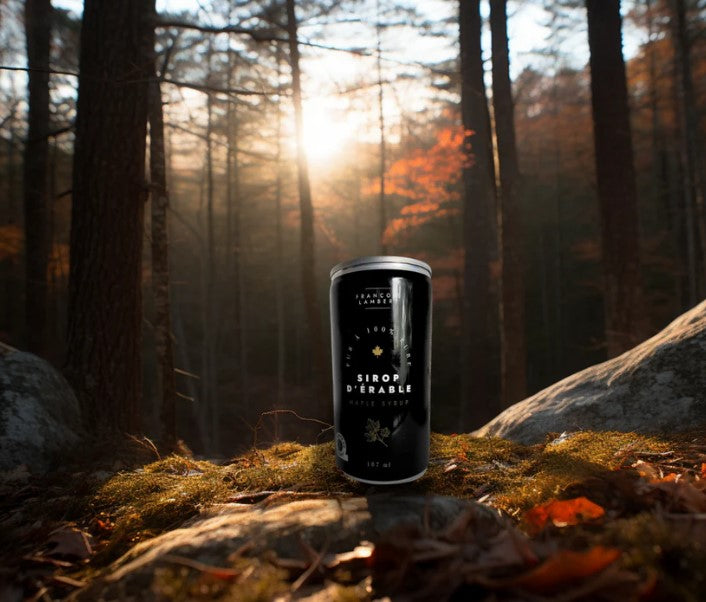 François Lambert Mini Cannette de sirop d'érable 100% pur 187ml Gourmandise François Lambert